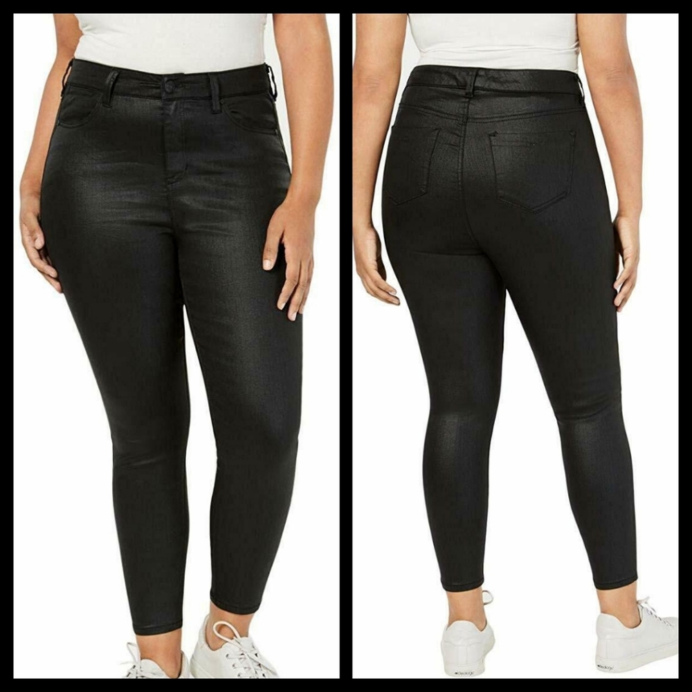 Celebrity Pink Black High Rise Skinny Jeans 20 NWT